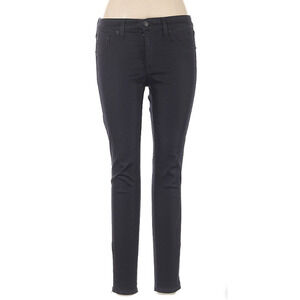 Rag & Bone / Jean Women's Zipper Capri Black Shredded Skinny Jeans - Size 30